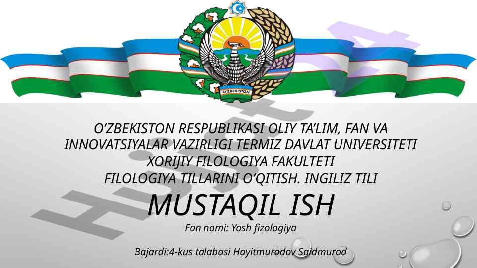 Tayanch-harakat sistemasining ahmiyati va tuzilishi