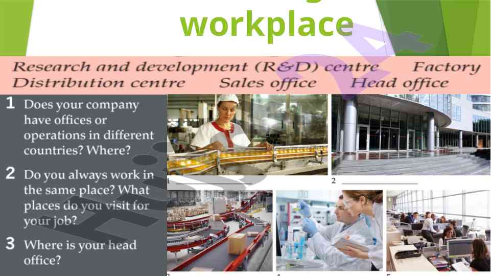 Understanding workplace vocabulary in english