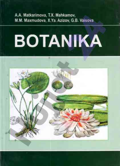 Botanika o‘quv qo‘llanma o‘zbekiston respublikasi