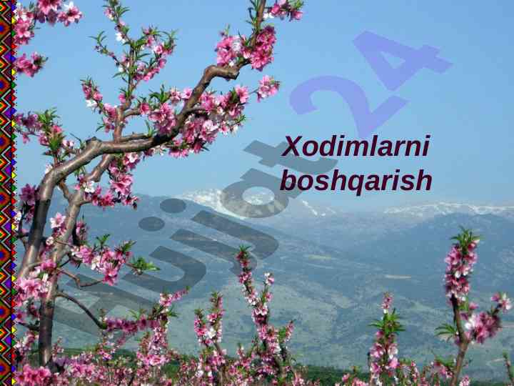 Xodimlarni boshqarish va kadrlar menejmenti