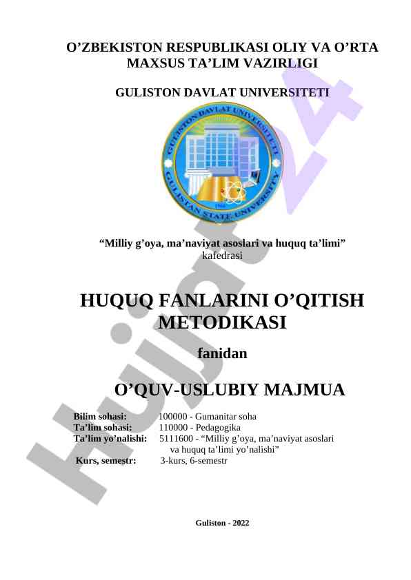 O‘qitish metodikasiga dastlabki yondashuvlar