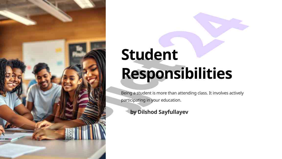 Student responsibilities for effective education