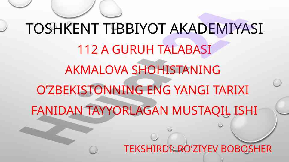 Yuksak ma’naviatli yoshlarni tarbiyalash o‘rni