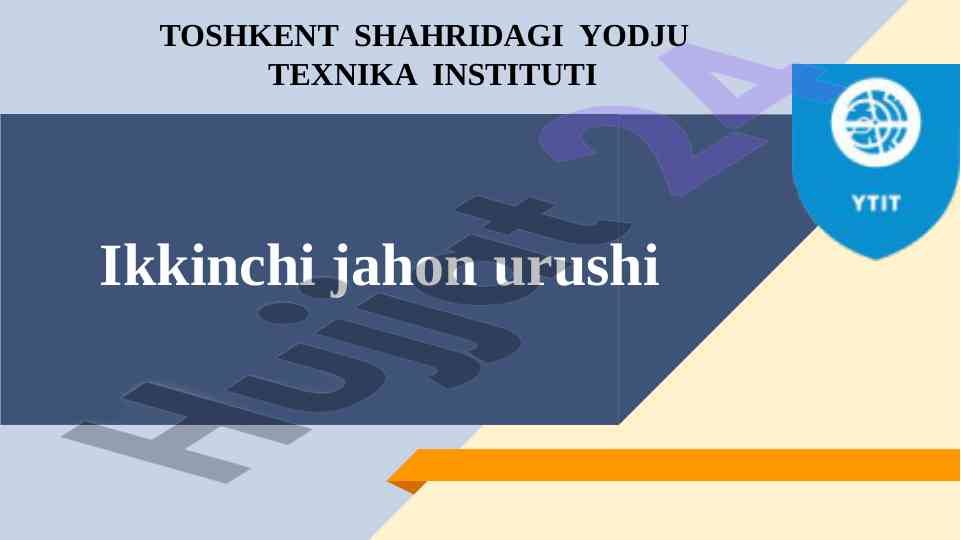 Ikkinchi jahon urushi tarixi va muhokamalari