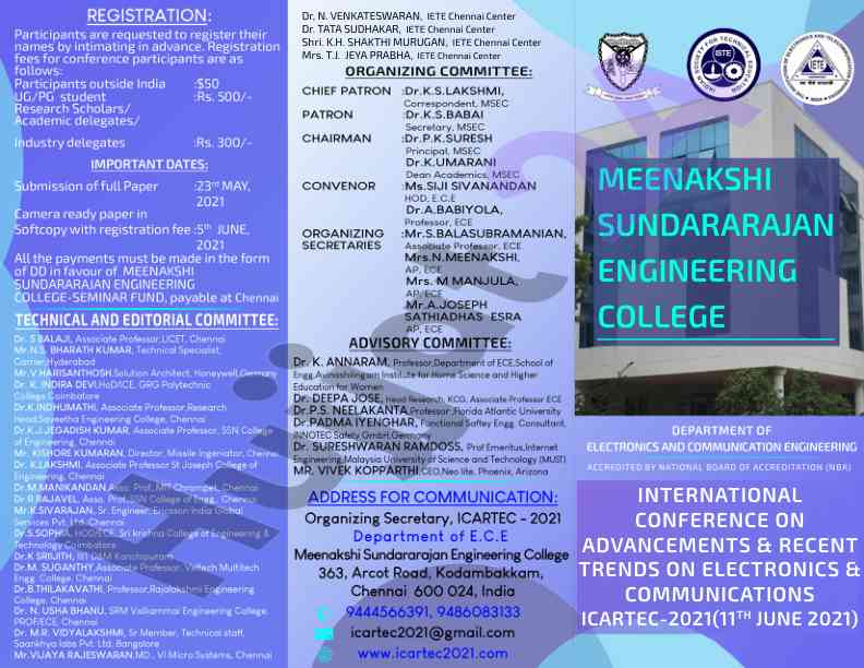 International conference on electronics and communications