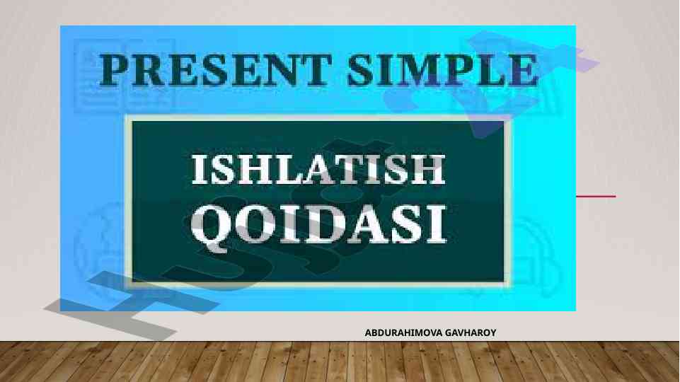 Present simple grammar guide