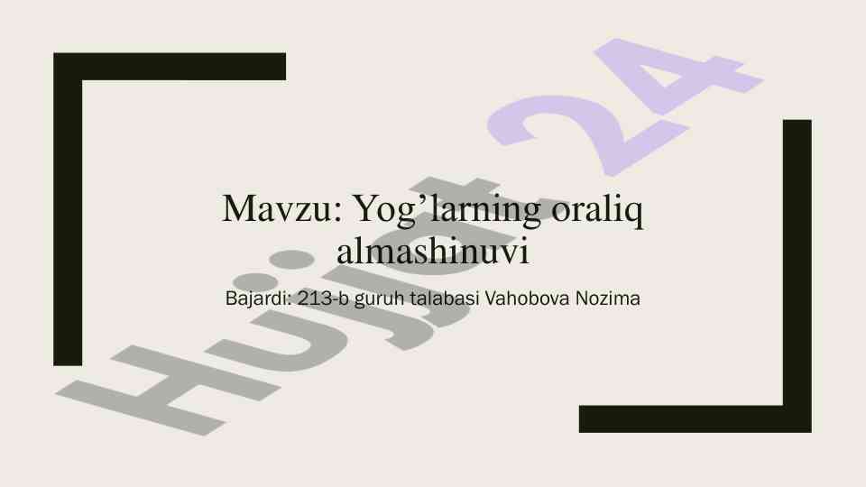 Yog'larning oraliq almashinuvi va qandli diabet