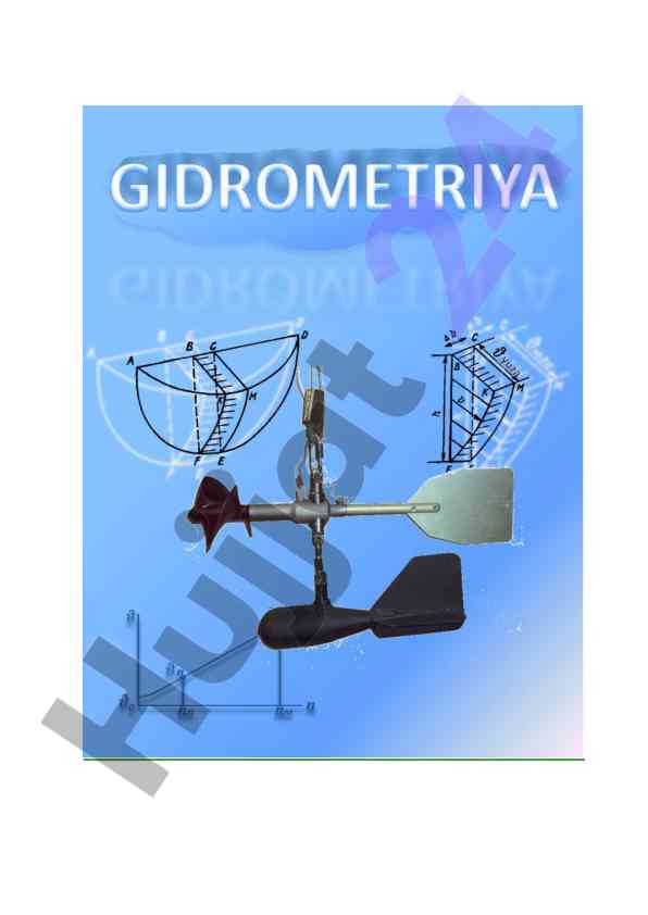 Gidrometriya o‘quv qo‘llanmasi 2014