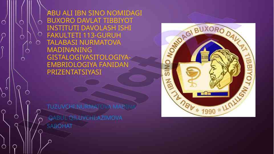 Fibroblastlarning jarohat bitishi va chandiq hosil bo‘lishi