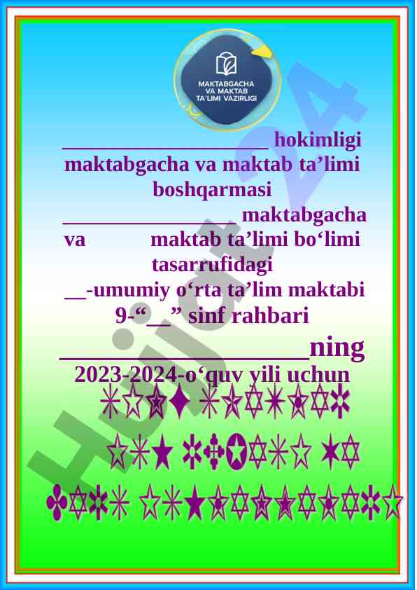 Tarbiya fanini amaliyotga joriy etish metodlari