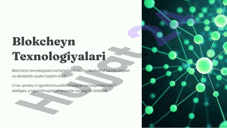 Blokcheyn texnologiyalarining afzalliklari