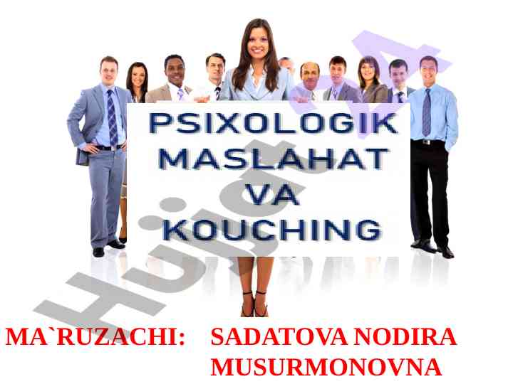 Psixologik maslahat va kouchingning muammolari