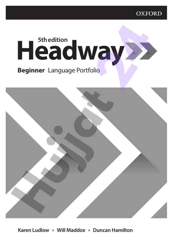 Headway 5th edition language portfolio qollanmasi