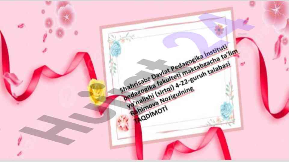 Hadislarda tabiatga oid bandlarni o'rganish