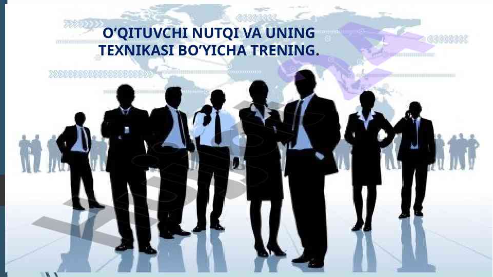 O'qituvchi nutqi va uning texnikasi bo'yicha trening