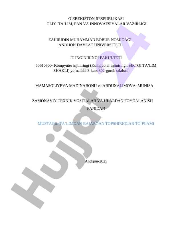 Internet resurslaridan ta’lim jarayonida foydalanish