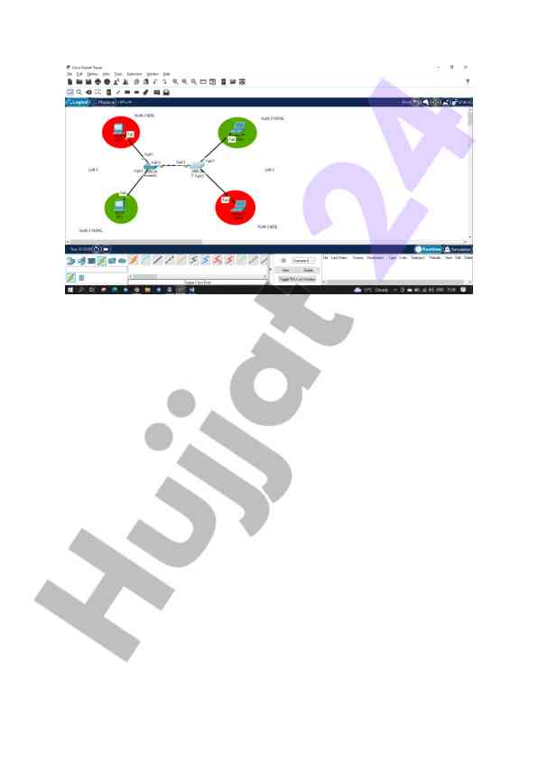 Vlan configuration and interface setup steps