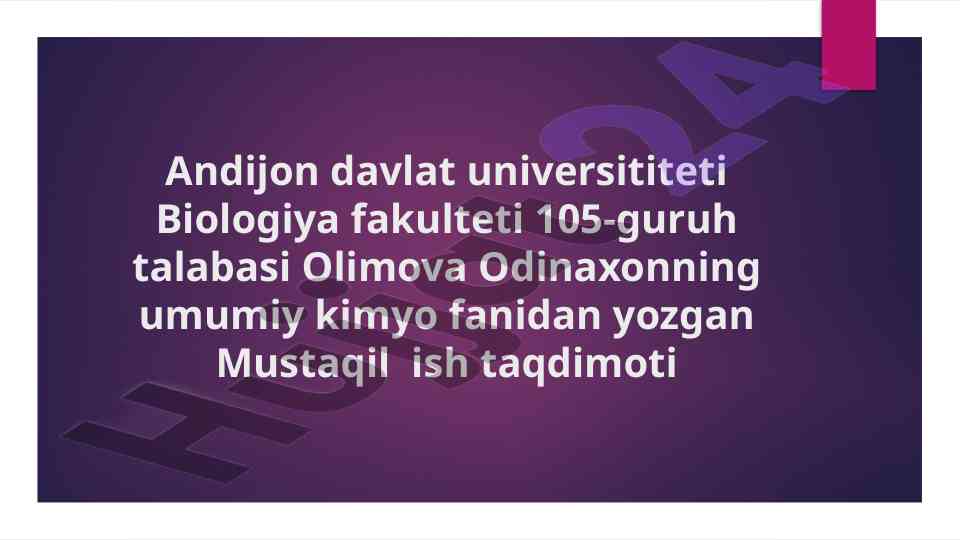 Absorbsiya jarayoni haqida umumiy tushunchalar