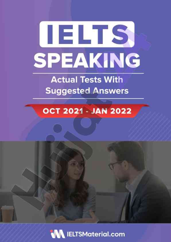 Ielts speaking recent actual tests guide