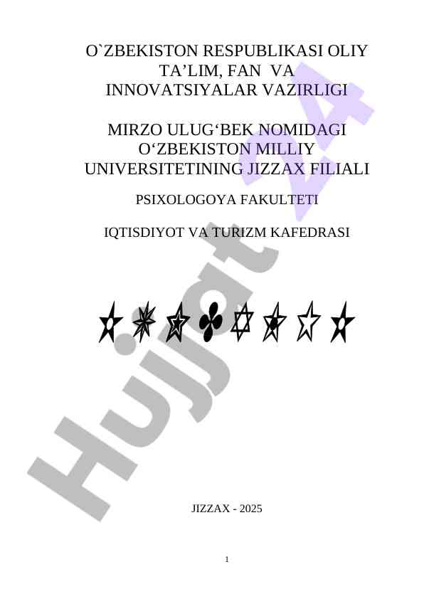 2024-2025 o‘quv yili amaliyot rejasi