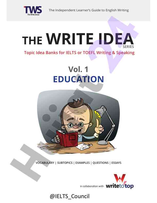 Idea banks for ielts toefl writing speaking guide