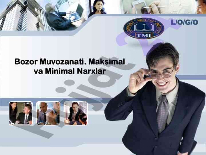 Bozor muvozanati: maksimal va minimal narxlar