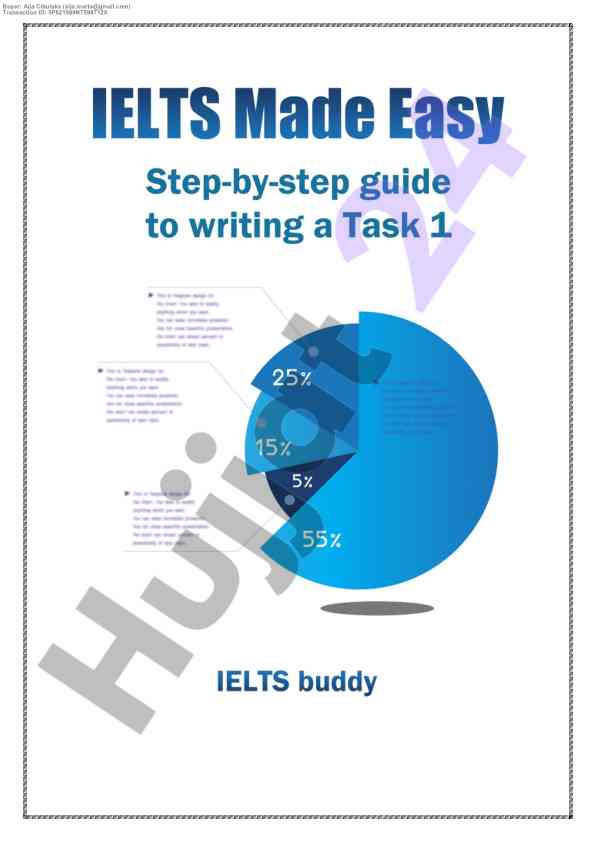 Ielts made easy writing task 1 guide