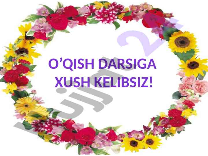 Moychechak tavfiq fikrat darsiga xush kelibsiz