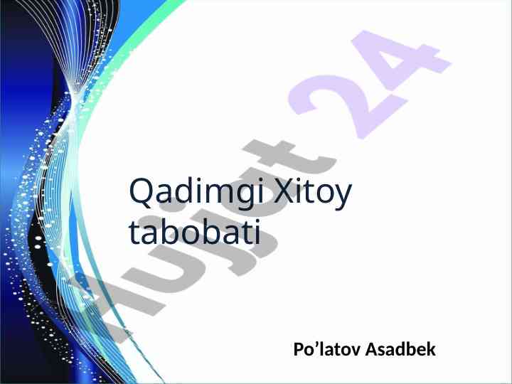 Qadimgi xitoy tabobati va tibbiy etika rivojlanishi