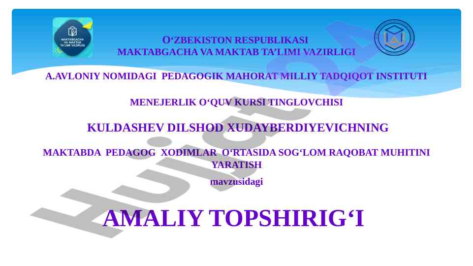Sog‘lom raqobat muhitining ta'limga ta'siri