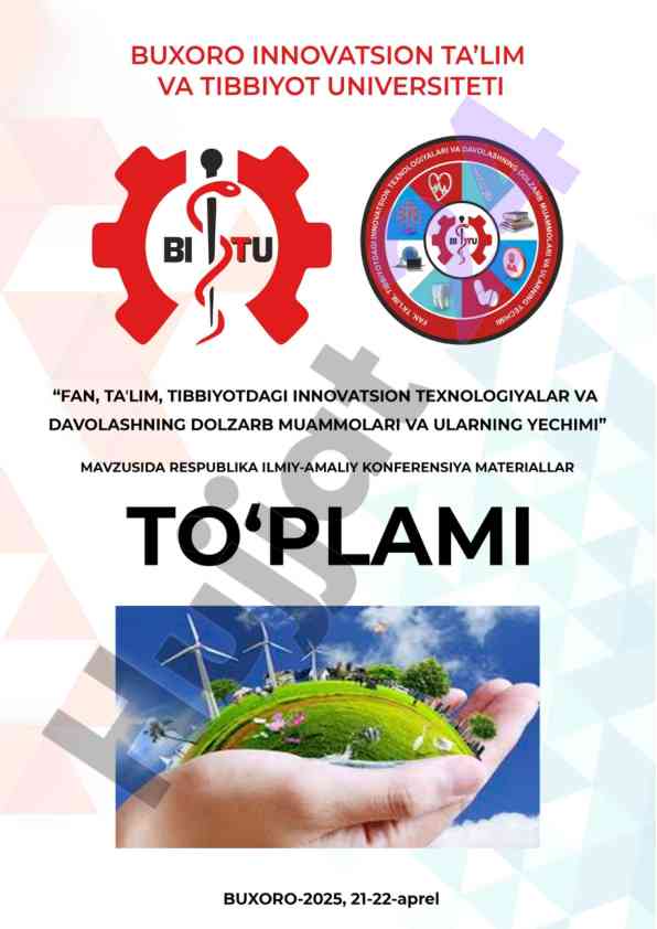 Innovatsion texnologiyalar ta’limda va tibbiyotda