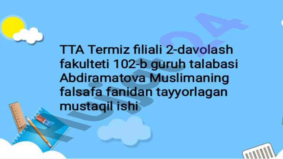 Hozirgi zamon umumbashariy muammolar va oqibatlari