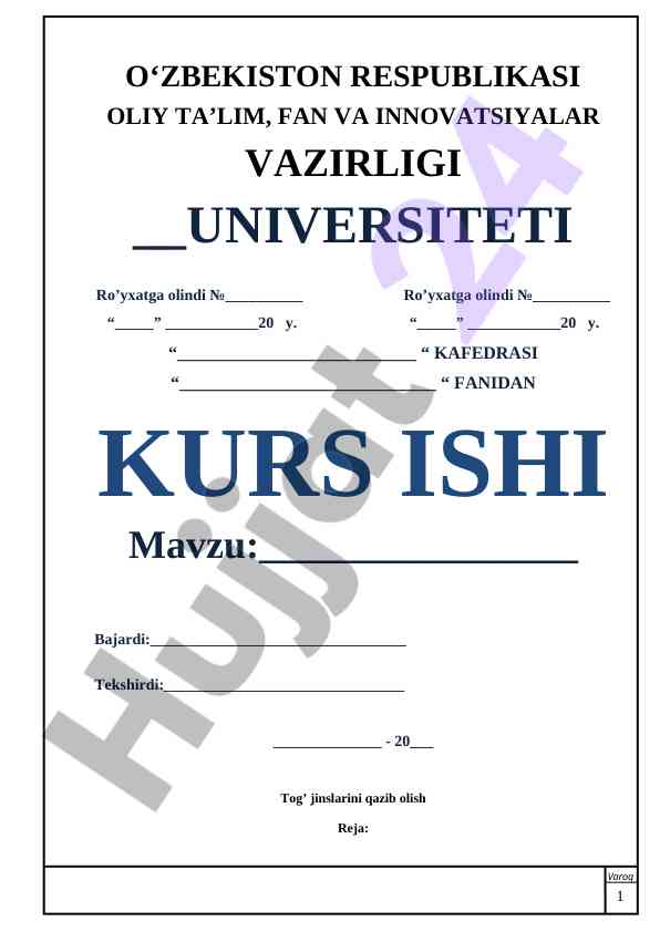 Tog’ Jinslarini Qazib Olish Mavzusi