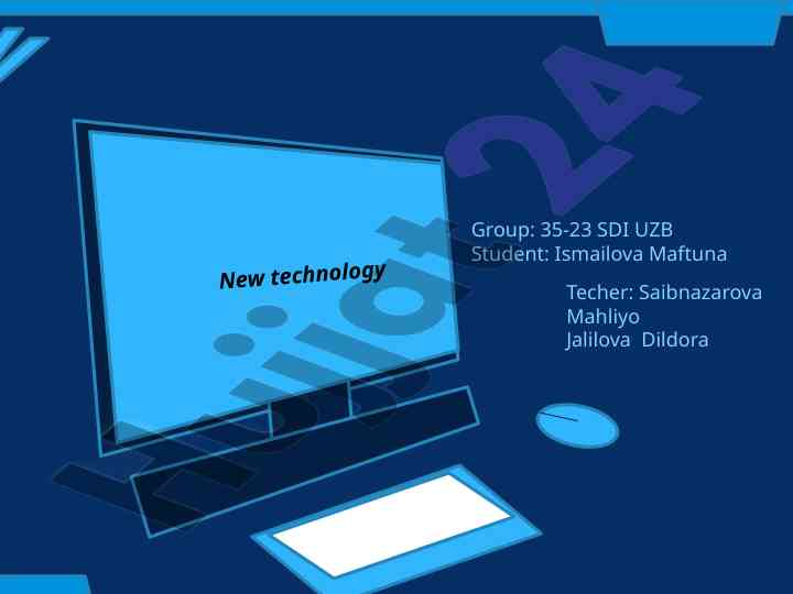 Innovatsion texnologiyalar taqdimoti