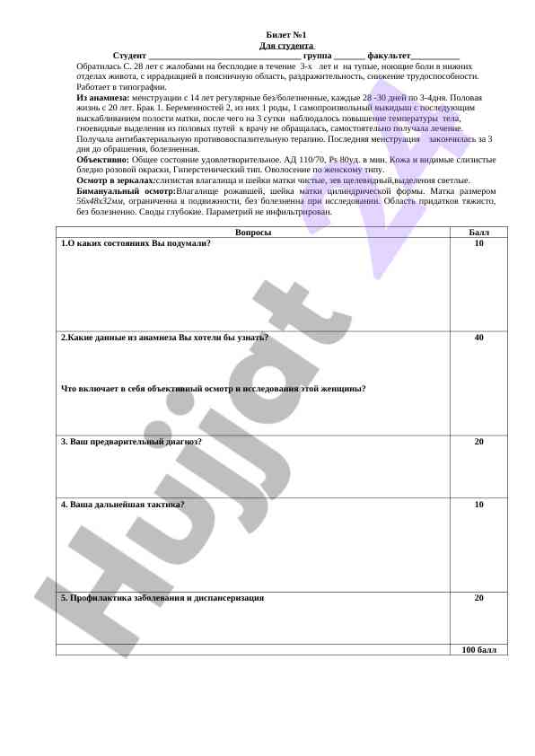 Bесплодие и болезненные менструации у женщины
