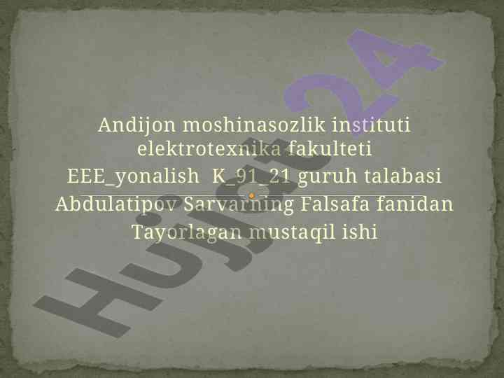 Abu nasr farobiy ilmga oid qarashlarni tahlil qilish