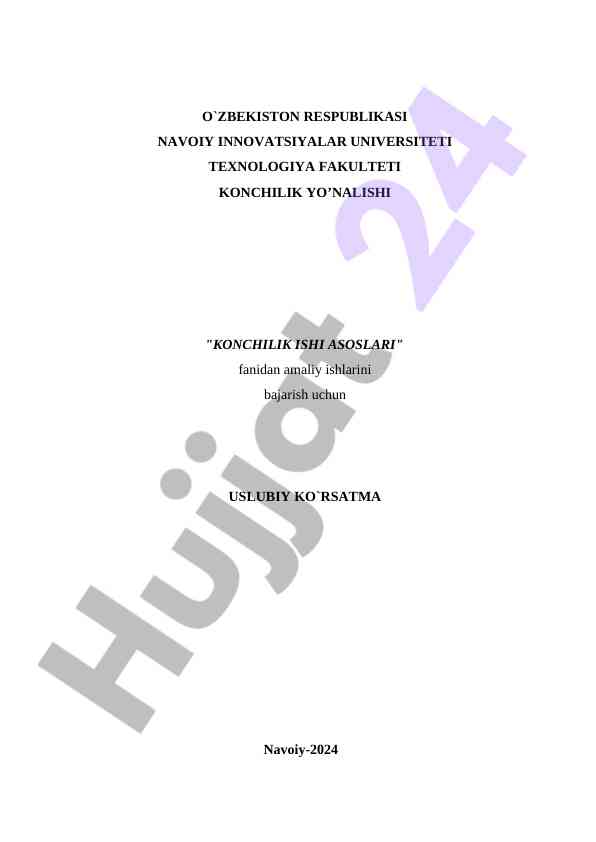 Skvajina zaryadlarini hisoblash prinsiplari