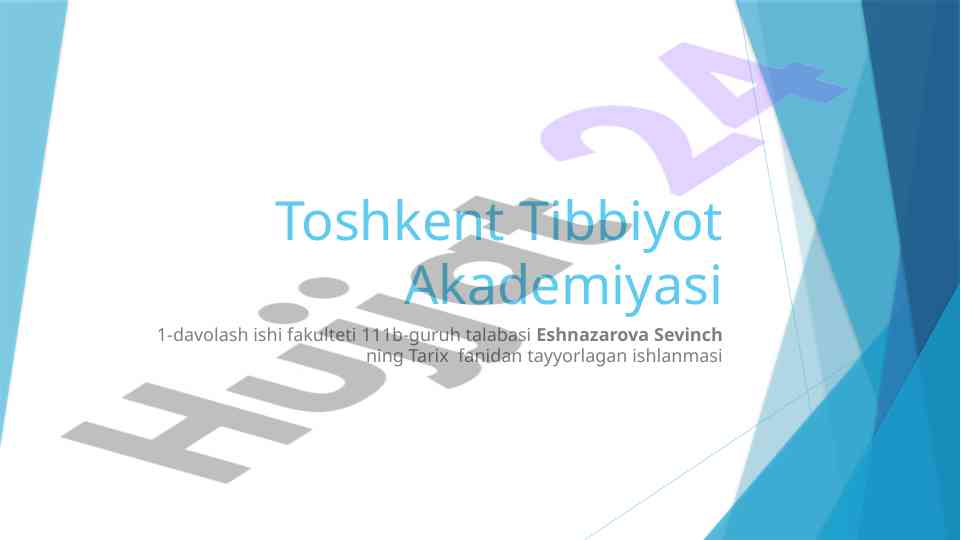 Ismoil jurjoniy tarixi va tibbiy asarlar