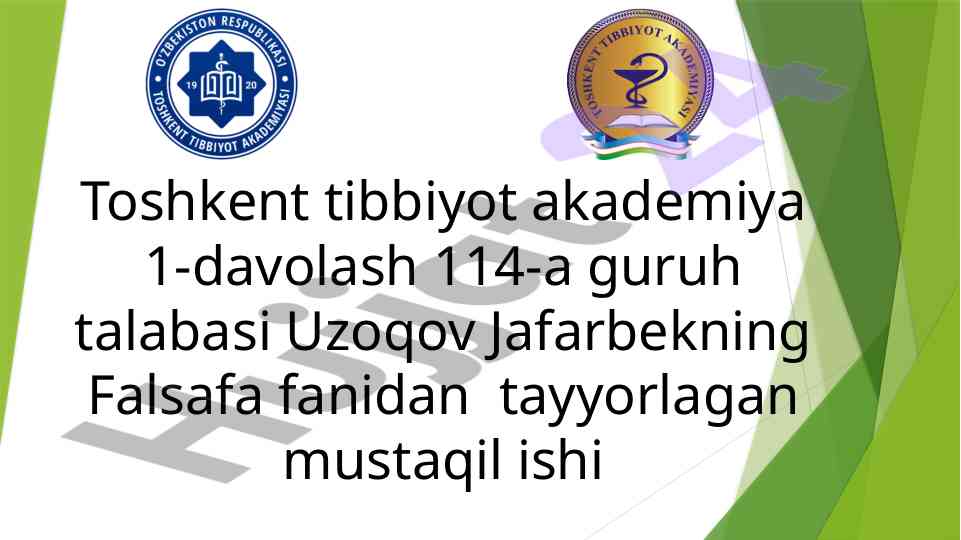 Falsafiy dunyoqarashning o'z-o'zini anglashdagi roli