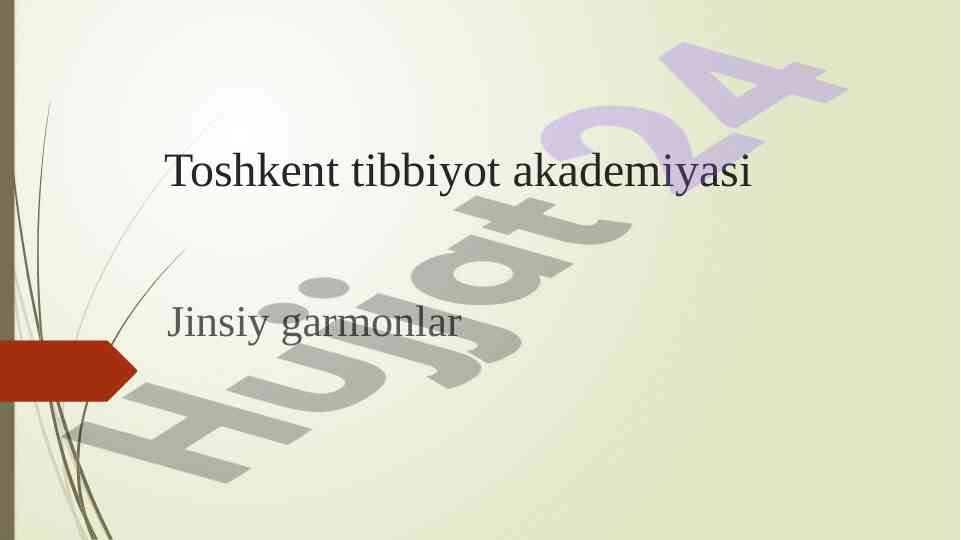 Jinsiy garmonlar va moyaklarning endokrin hujayralari