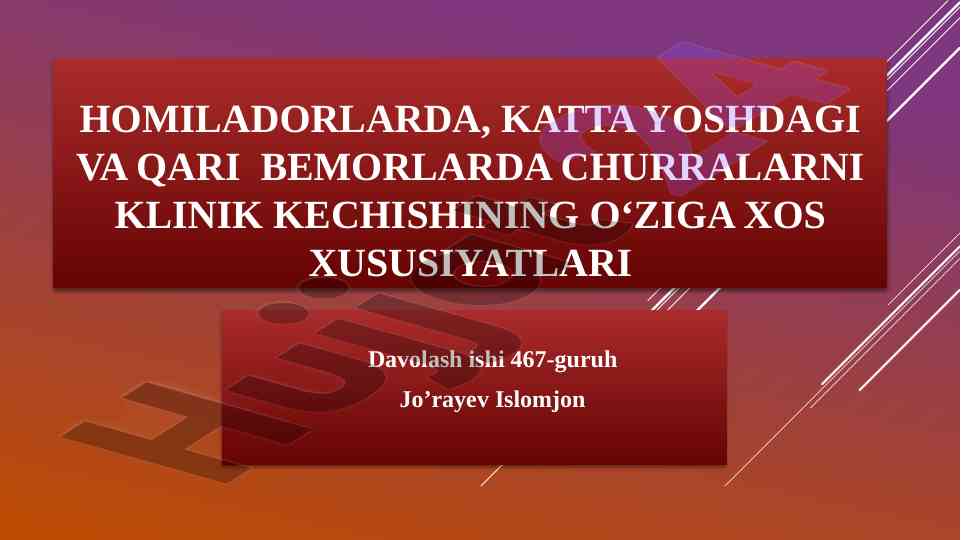 Qorin churralari va ularning klinik xususiyatlari