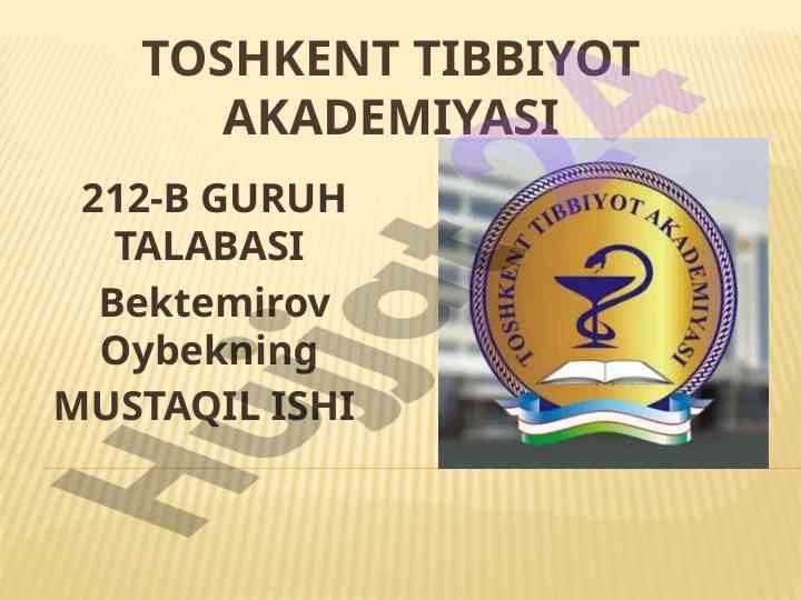 Erkaklar chanog’i a’zolari va uning klinik anatmiyasi