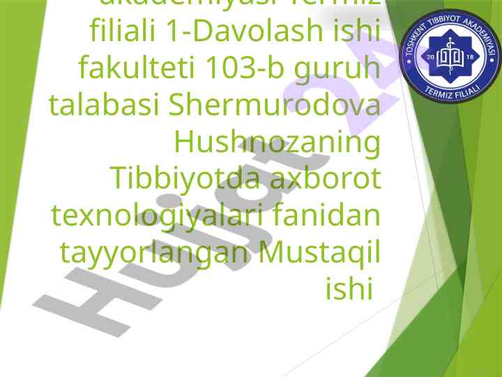 Kompyuter turlari va ularning vazifalari