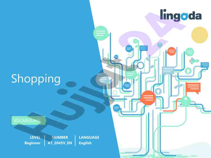 Shopping vocabulary for beginners a1 level
