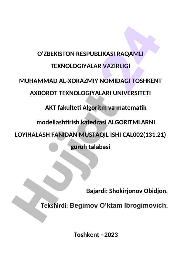 To‘plamlarda akslantirishlar va xossalari