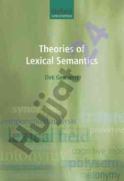 Theories of lexical semantics overview