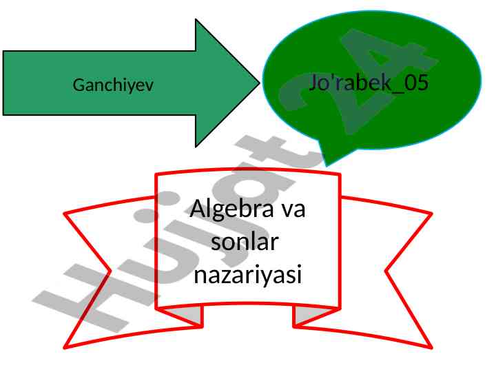 Algebra va sonlar nazariyasi