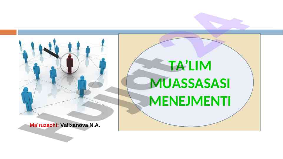 O‘quv jarayonida samarali boshqarish yo‘llari