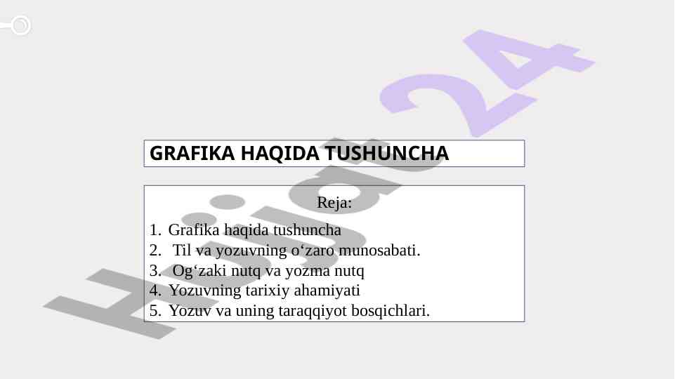 Grafika haqida tushuncha yozuv va uning ahamiyati