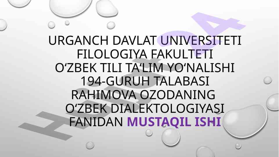 O‘zbek dialektologiyasida fe‘lning shakllari